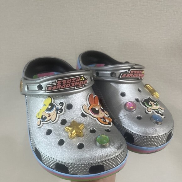 CROCS The Powerpuff Girls Classic Clog W11 - 2000s Size J 2 - Picture 1 of 16